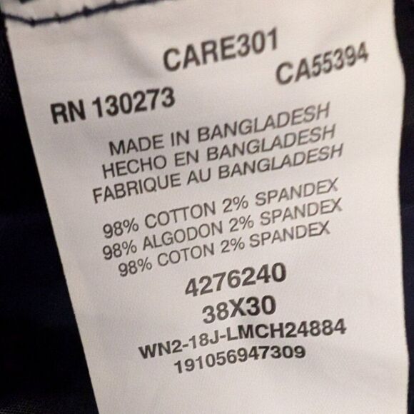 Men's Lee® Performance Series Relaxed-Fit Tri-Flex Pants Navy 38/30 - Picture 5 of 8